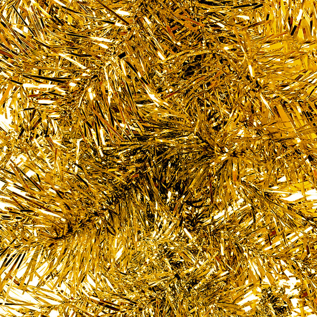 vidaXL Grinalda de Natal com luzes LED 20 m dourado