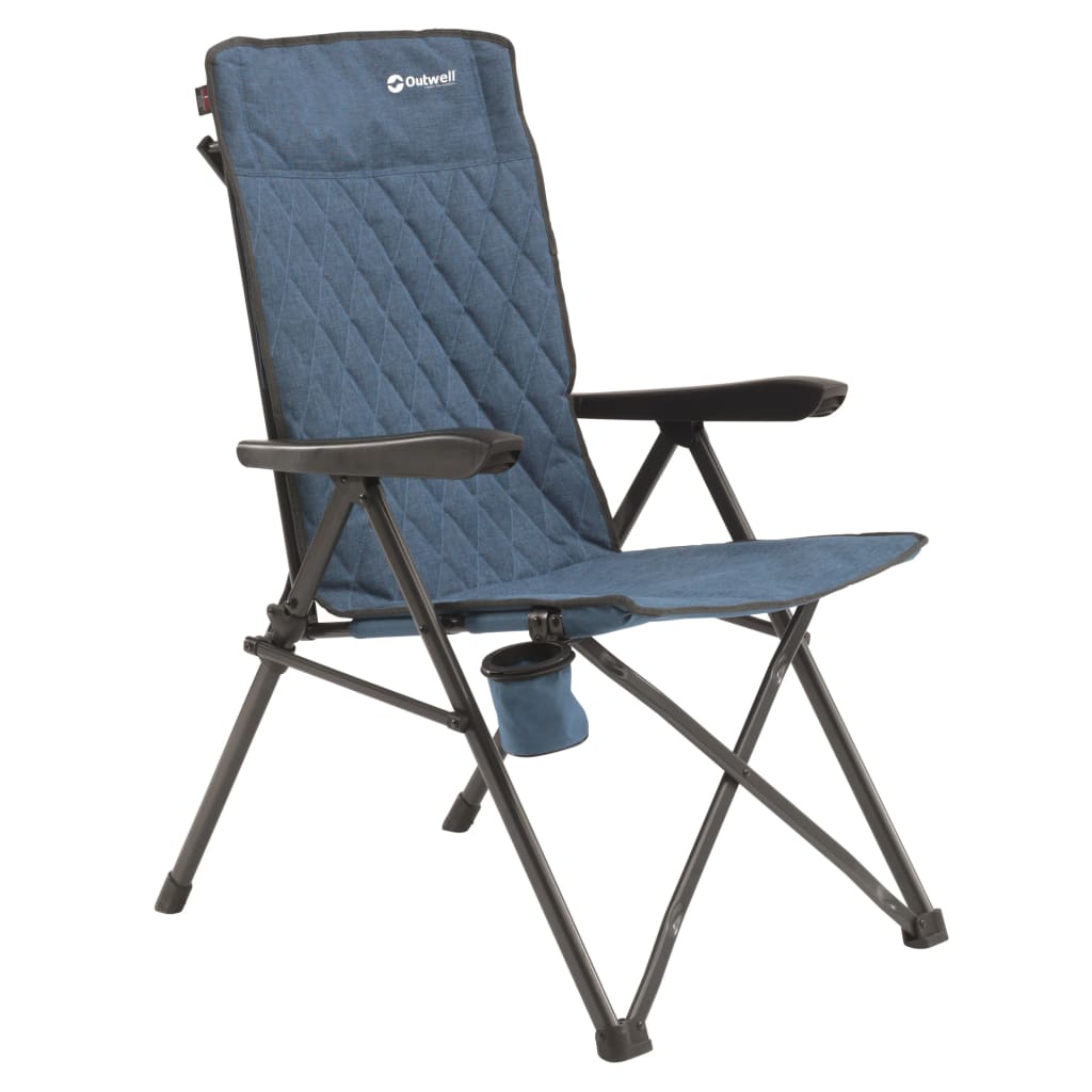 Outwell Cadeira de campismo dobrável Lomond azul