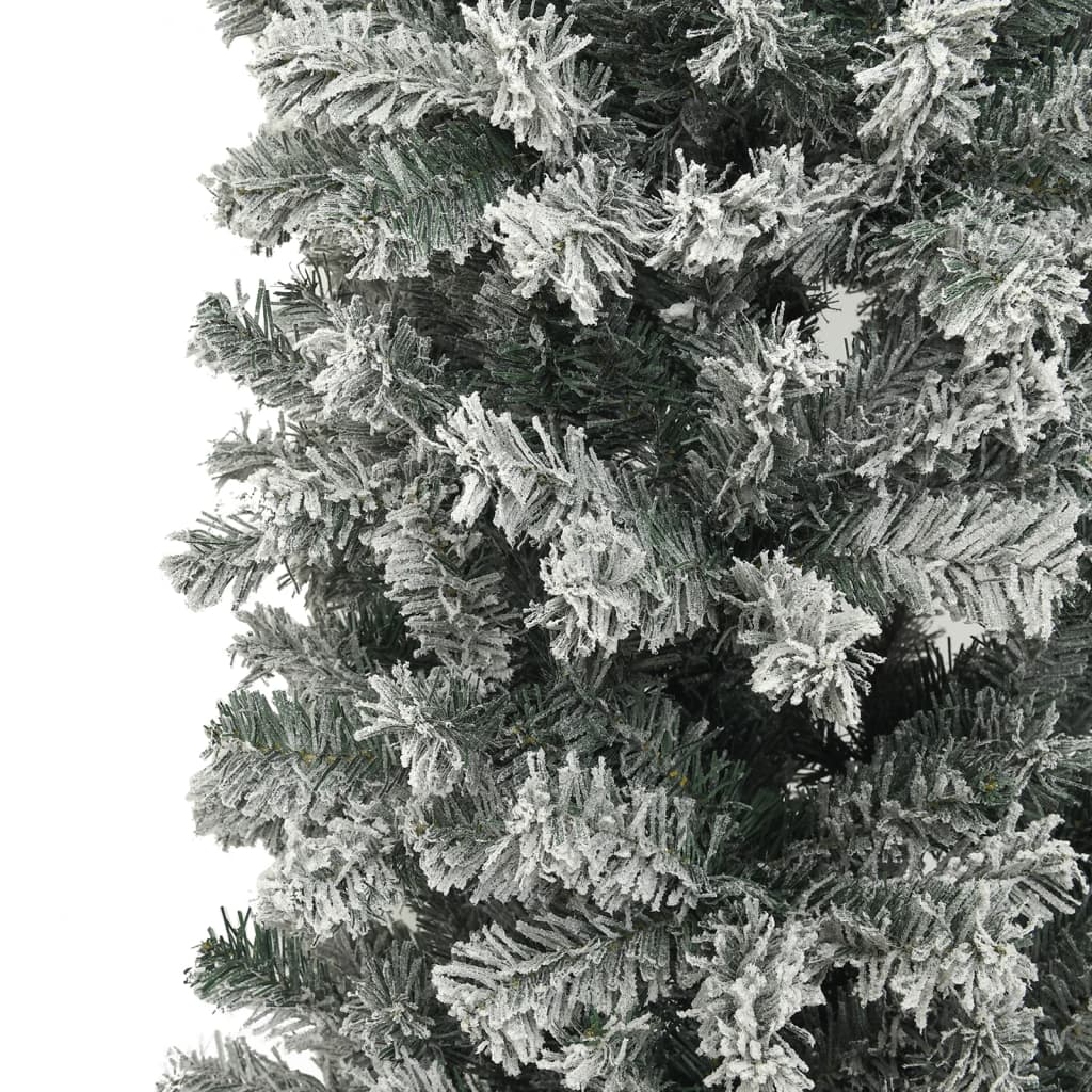 vidaXL Grinalda de Natal com flocos de neve 240 cm