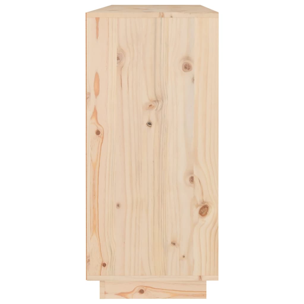 vidaXL Aparador 110x34x75 cm madeira de pinho maciça