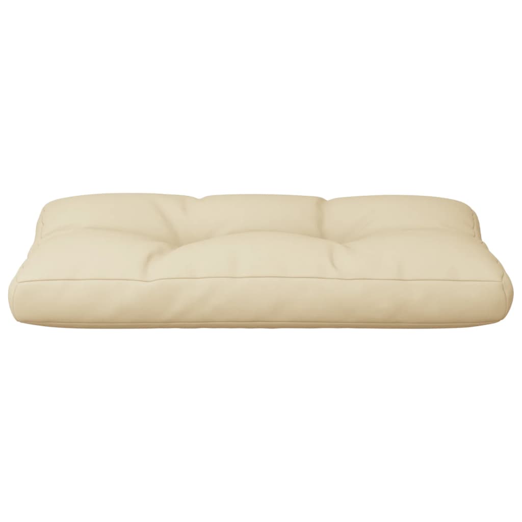vidaXL Almofadão para sofá de paletes 70x40x12 cm tecido bege