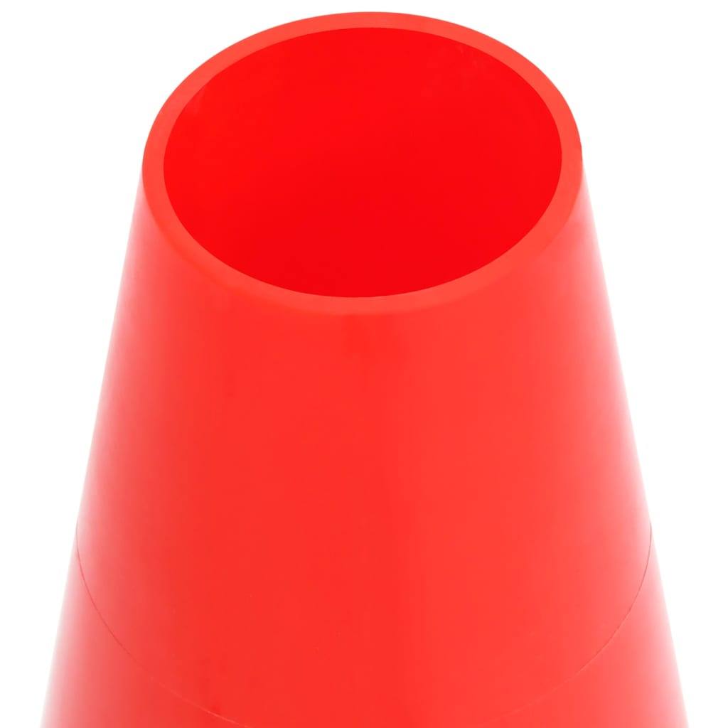 vidaXL Cones de sinalização refletores 20 pcs 50 cm vermelho e branco