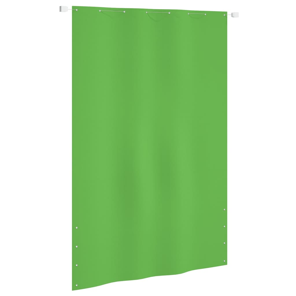 vidaXL Tela de varanda 160x240 cm tecido oxford verde-claro