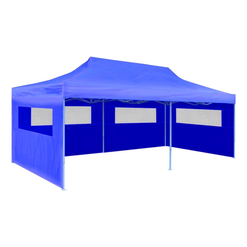 vidaXL Tenda pop-up dobrável 3 x 6 m azul