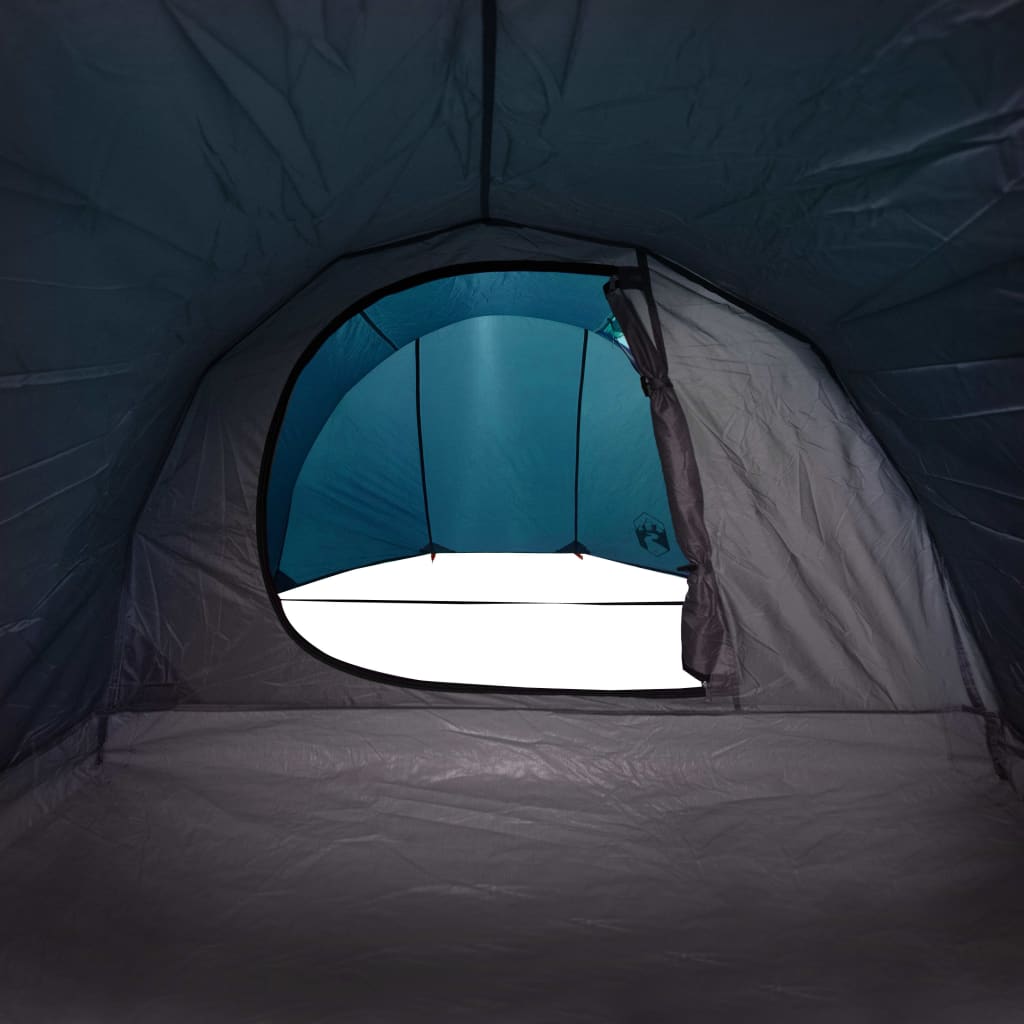 vidaXL Tenda de campismo túnel para 4 pessoas impermeável azul