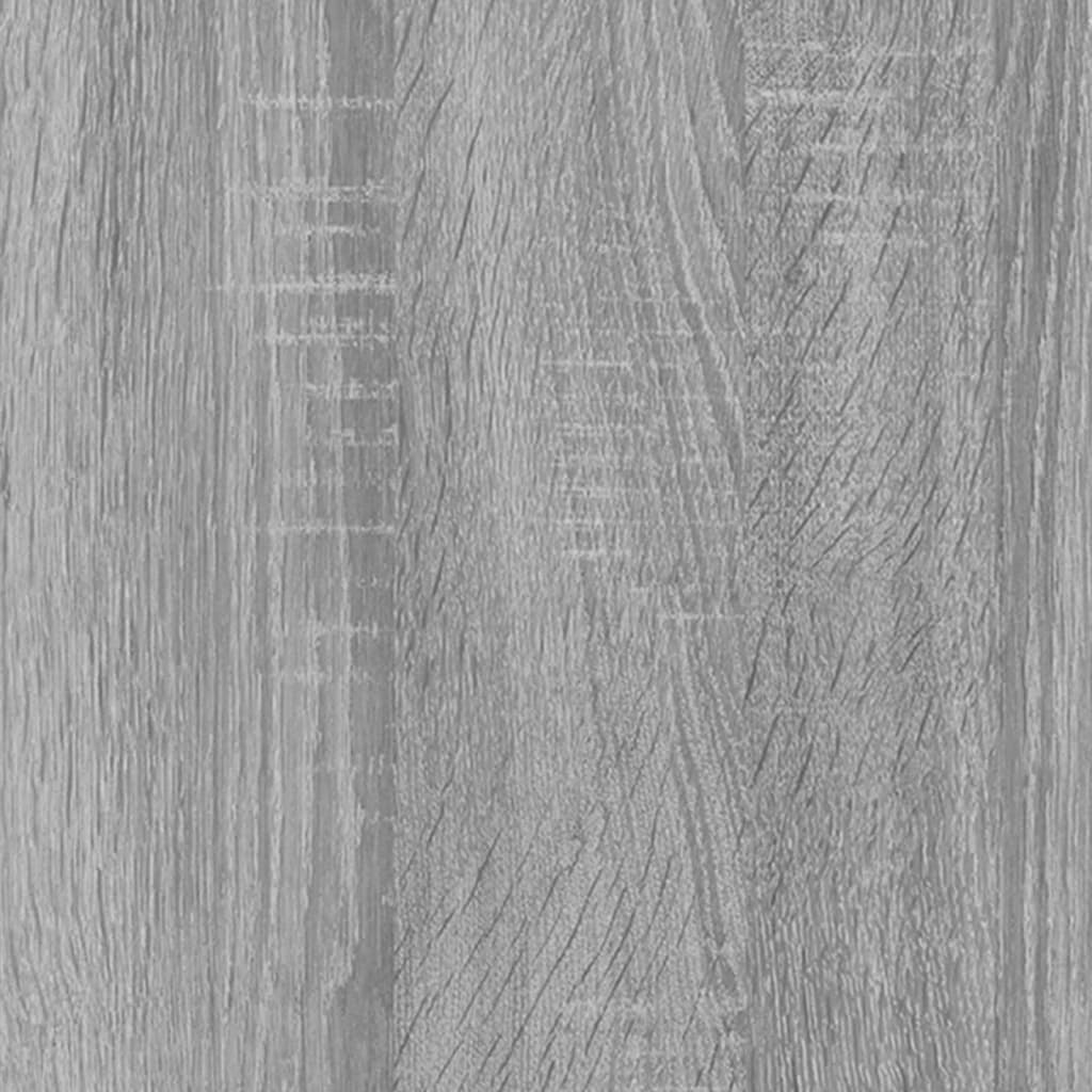 vidaXL Sapateira 63x24x81 cm derivados de madeira sonoma cinza