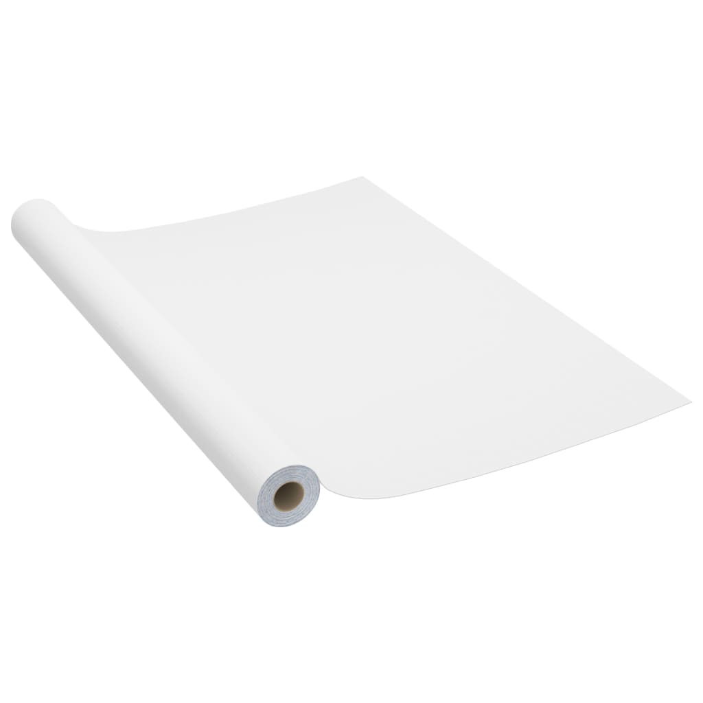 vidaXL Autocolante para móveis 2 pcs 500x90 cm PVC branco