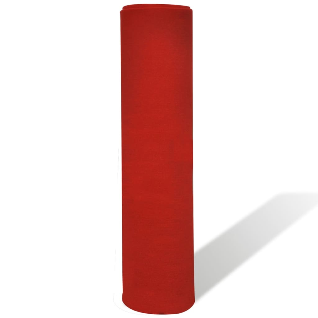 vidaXL Tapete Vermelho 1 x 20 m, pesado 400 g/m2