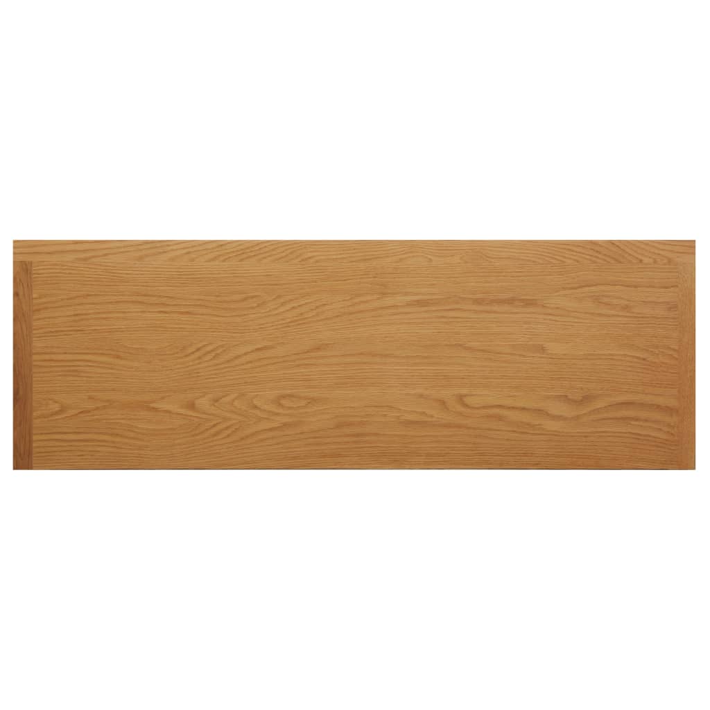 vidaXL Toucador 118x40x77 cm madeira de carvalho maciça