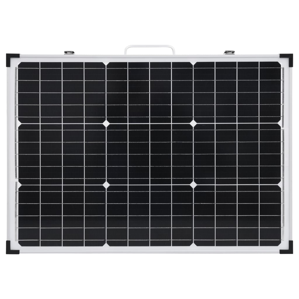 vidaXL Mala com painel solar dobrável 120 W 12 V