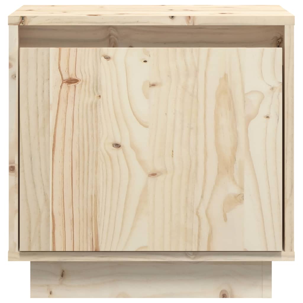 vidaXL Mesa de cabeceira 40x30x40 cm madeira de pinho maciça
