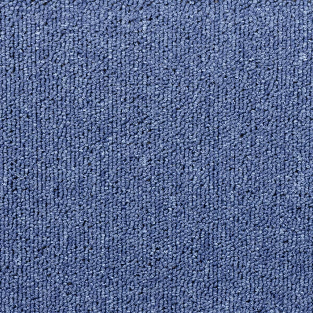 vidaXL Tapetes de escada 15 pcs 65x24x4 cm azul