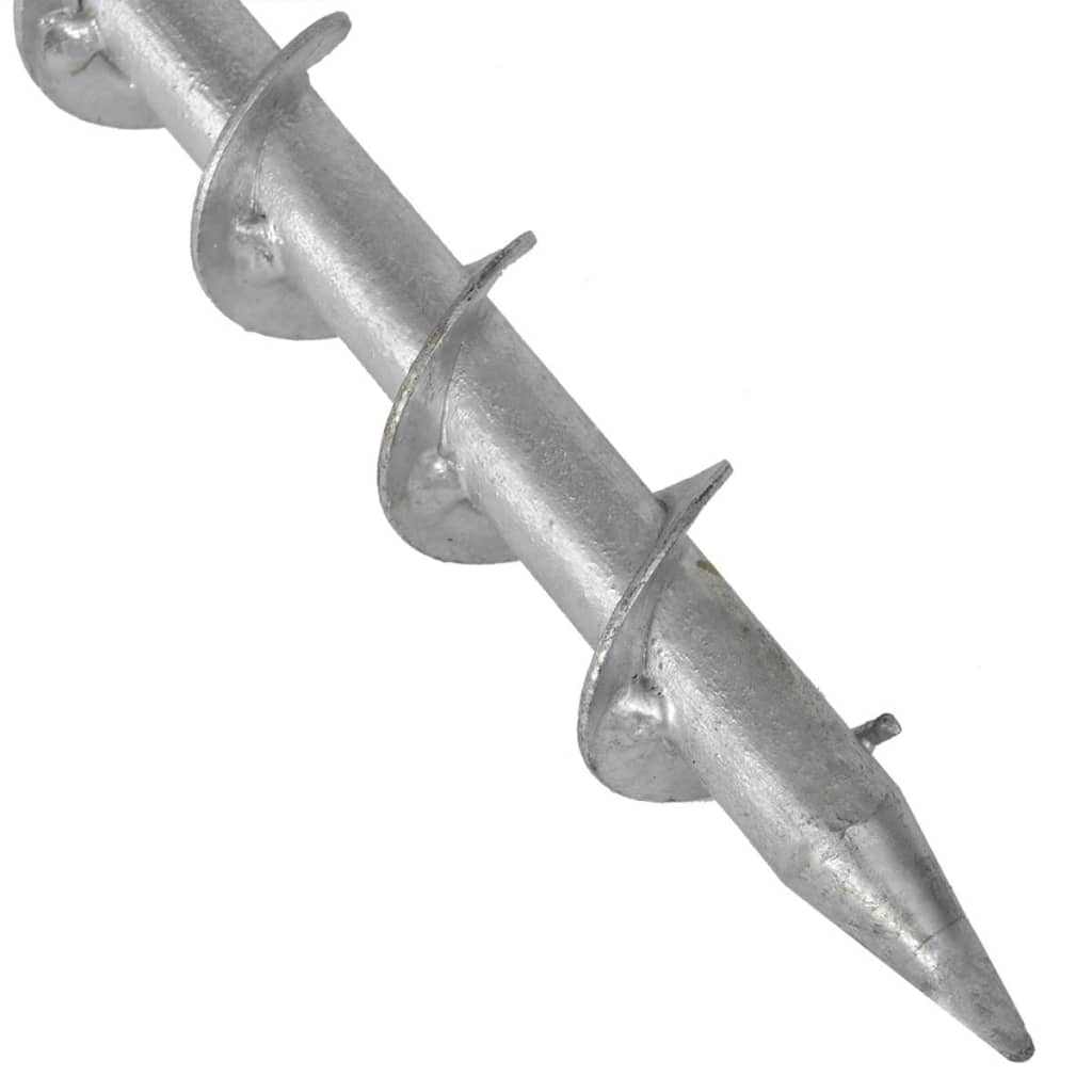 vidaXL Suporte de guarda-sol 55 cm aço galvanizado