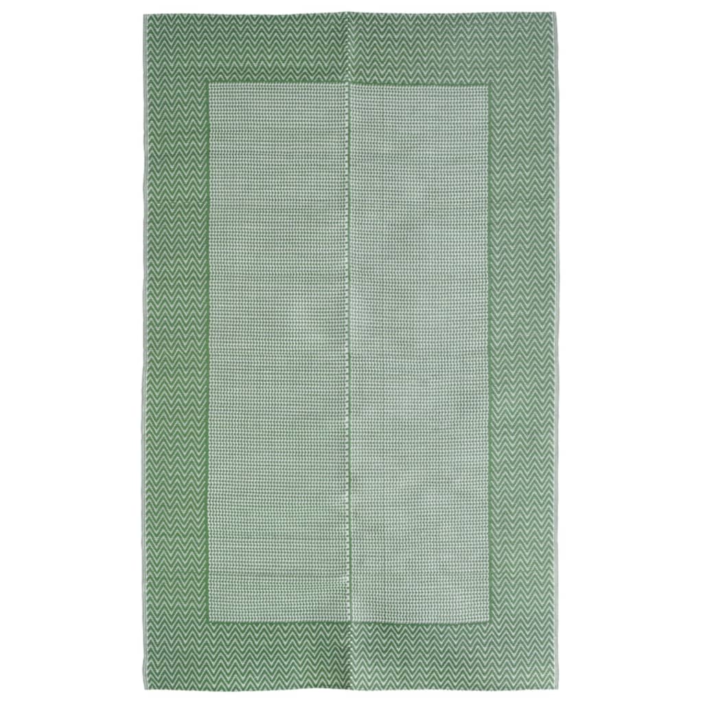 vidaXL Tapete de exterior 120x180 cm PP verde
