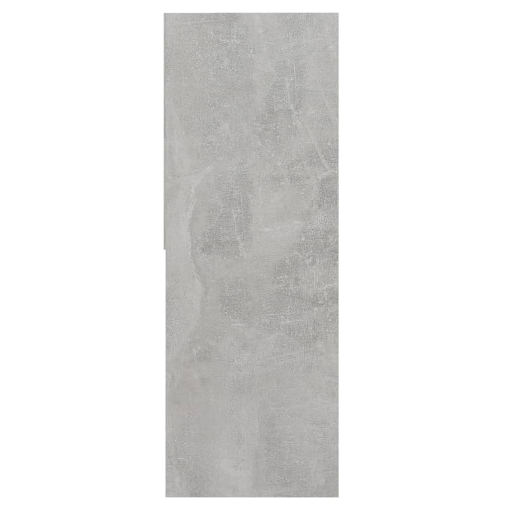 vidaXL Estante 67x24x161 cm contraplacado cinzento cimento
