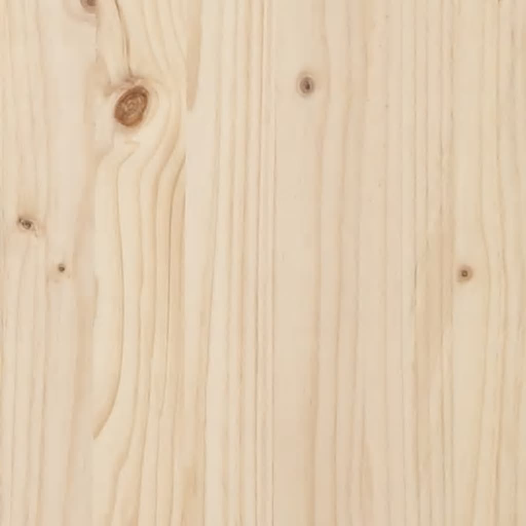 vidaXL Mesas de cabeceira 2pcs 40x40x75 cm madeira de pinho maciça