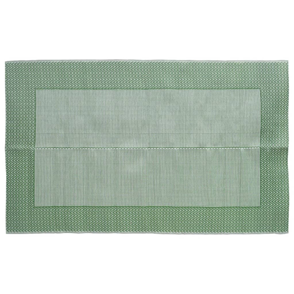 vidaXL Tapete de exterior 190x290 cm PP verde