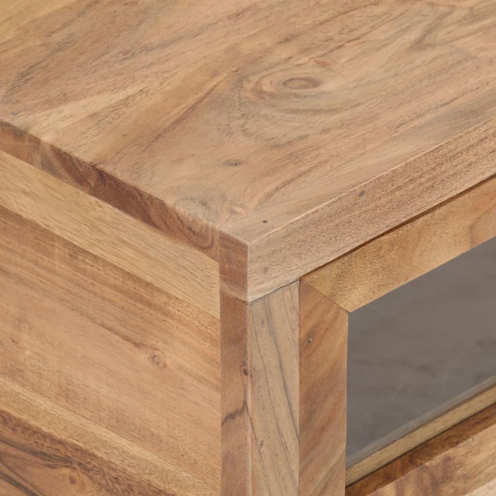 vidaXL Mesa de centro 90x60x40 cm madeira de acácia maciça