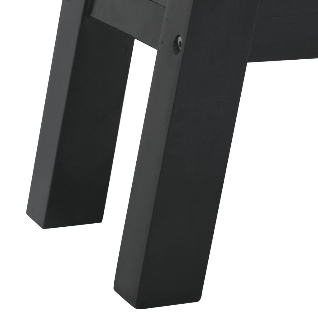 vidaXL Mesa consola 110x30x75 cm madeira de mogno maciça preto