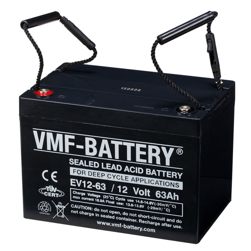 VMF AGM bateria EV de ciclo profundo 12 V 63 Ah EV12-63