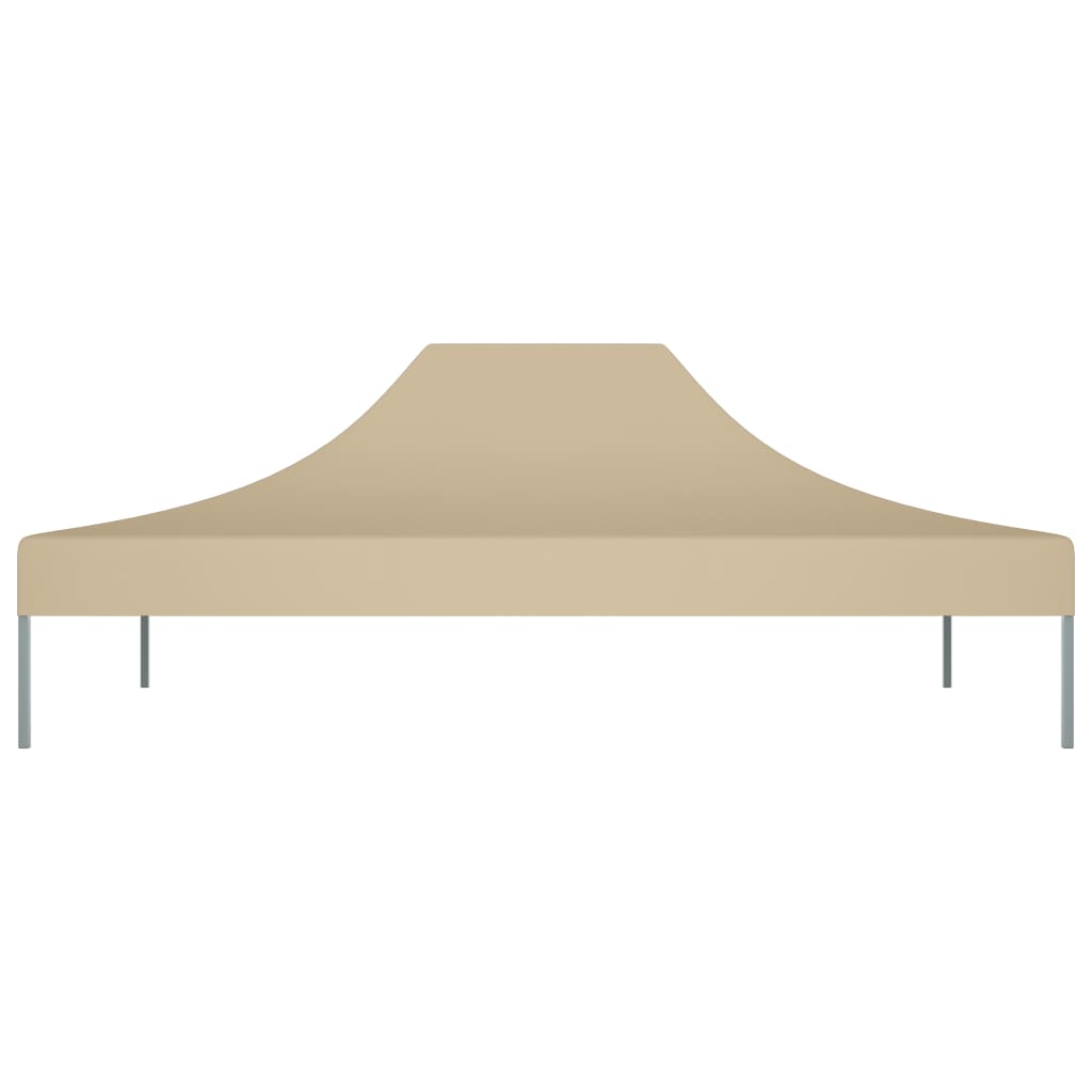 vidaXL Teto para tenda de festas 4,5x3 m 270 g/m² bege