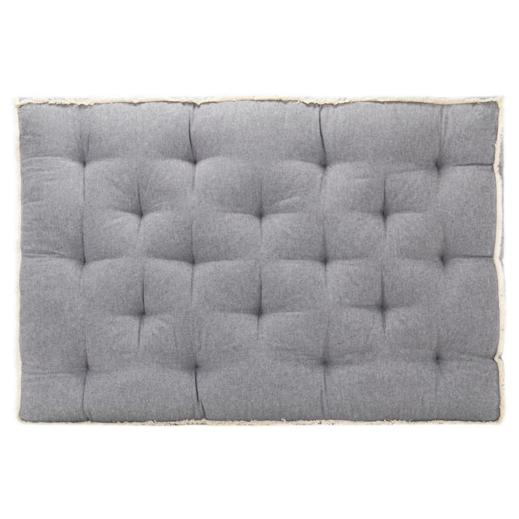 vidaXL Almofadão para sofá de paletes 120x80x10 cm antracite
