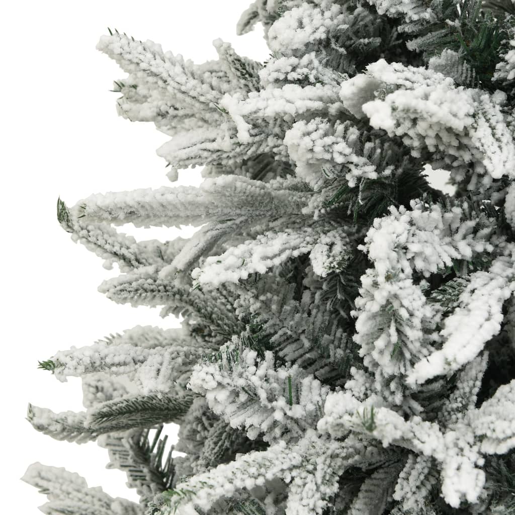 vidaXL Árvore de Natal artificial c/ luzes LED/bolas/neve PVC/PE 150cm