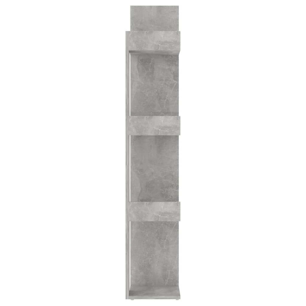 vidaXL Estante 86x25,5x140 cm contraplacado cinzento-cimento