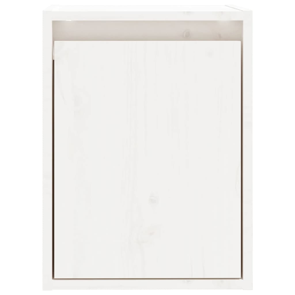 vidaXL Armário de parede 30x30x40 cm madeira de pinho maciça branco