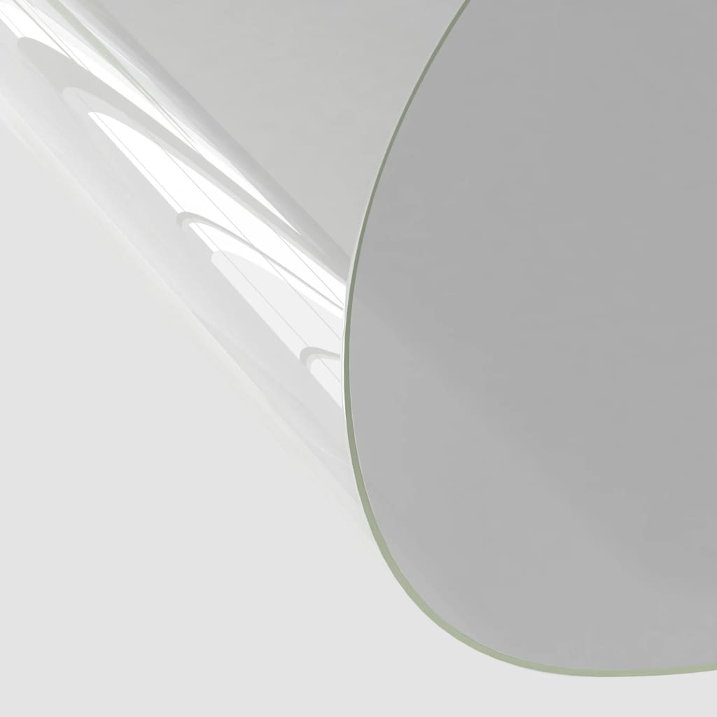 vidaXL Protetor de mesa Ø 80 cm 2 mm PVC transparente