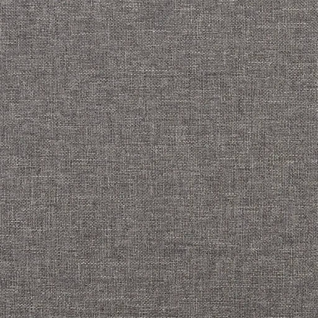 vidaXL 4 pcs conjunto de sofás c/ almofadões tecido cinza-escuro