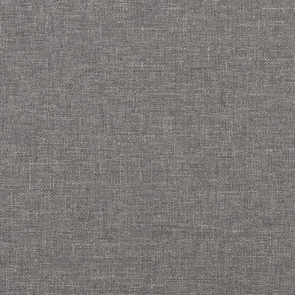 vidaXL Sofá de 3 lugares 210 cm tecido cinza-claro