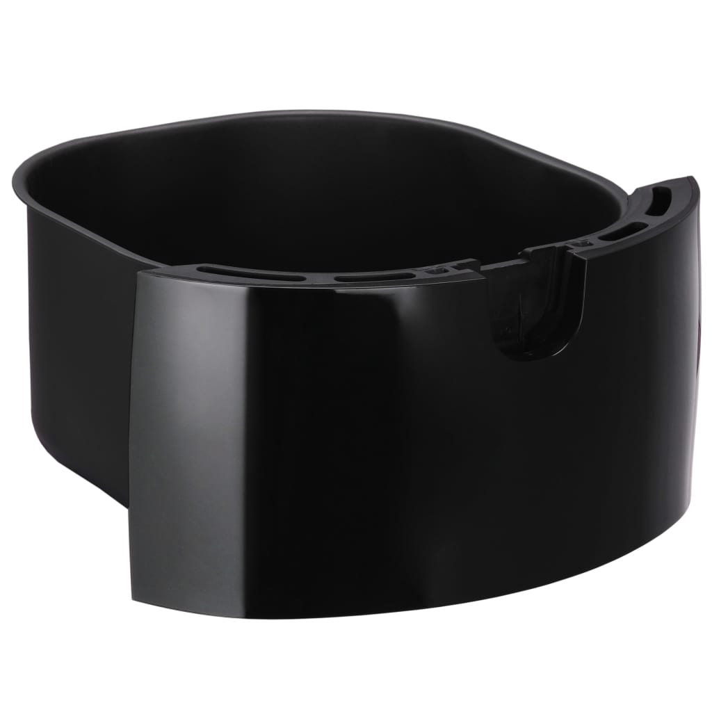 vidaXL Fritadeira a ar XXL 1800 W 7 litros aço inoxidável preto