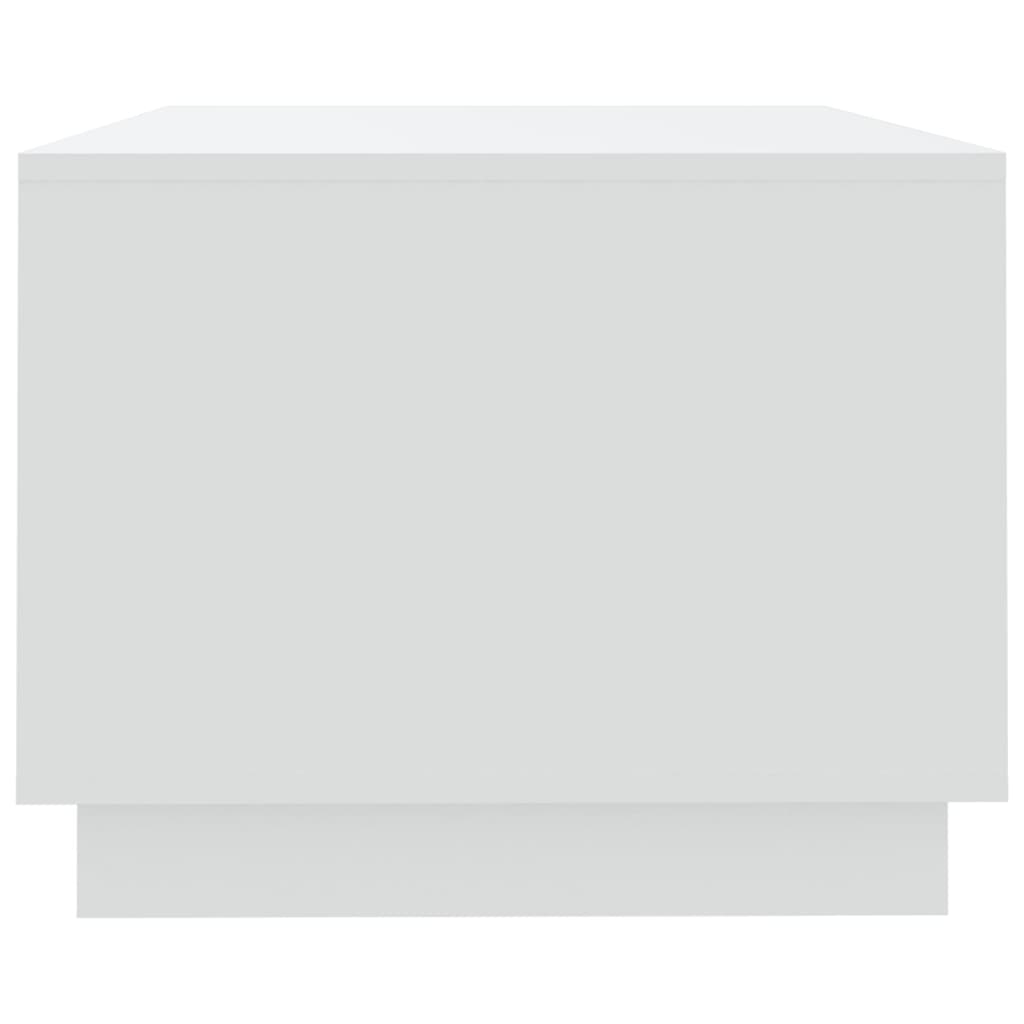 vidaXL Mesa de centro 102x55x43 cm aglomerado branco