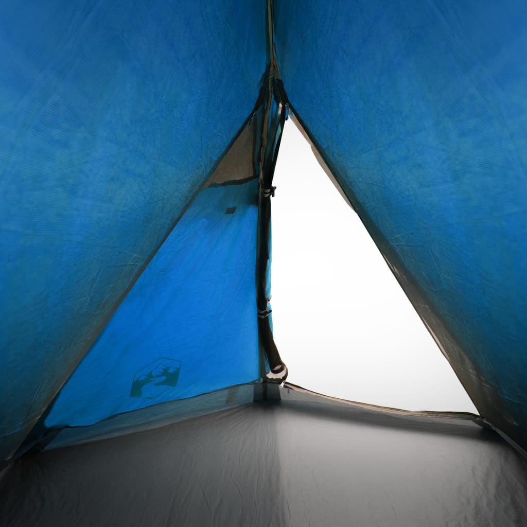 vidaXL Tenda de campismo cúpula para 2 pessoas impermeável azul