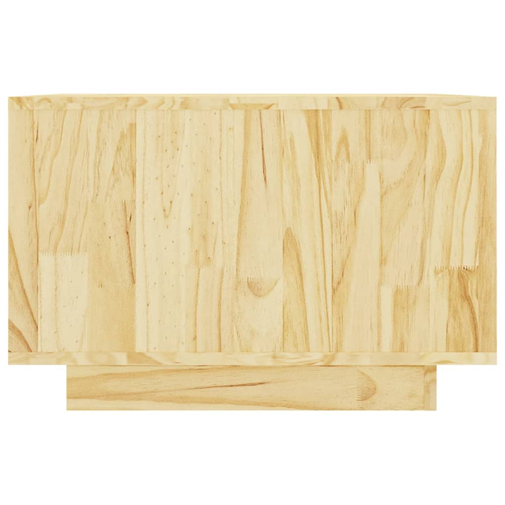 vidaXL Mesa de centro 50x50x33,5 cm madeira de pinho maciça
