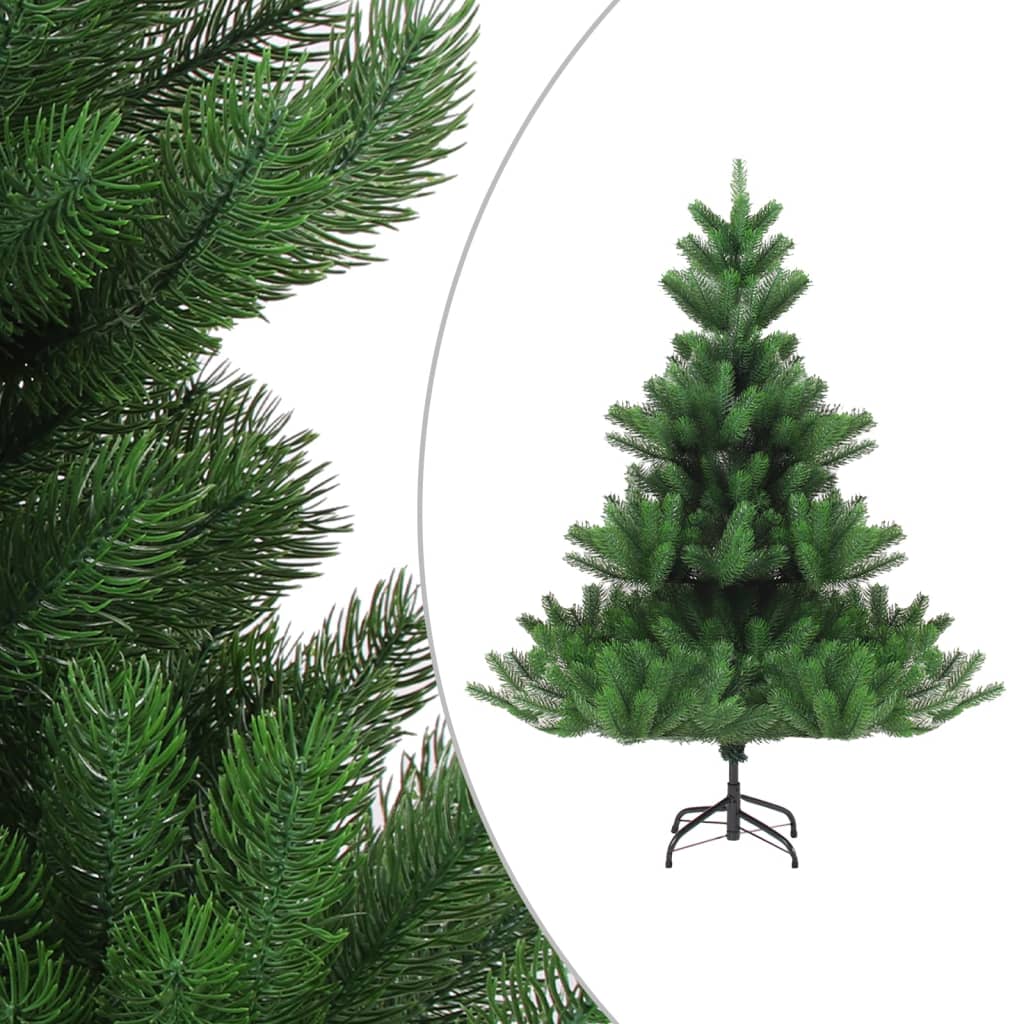 vidaXL Árvore de Natal artificial 210 cm abeto caucasiano verde