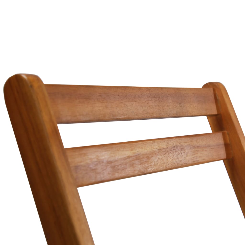 vidaXL Cadeiras bistrô de exterior 2 pcs madeira de acácia maciça