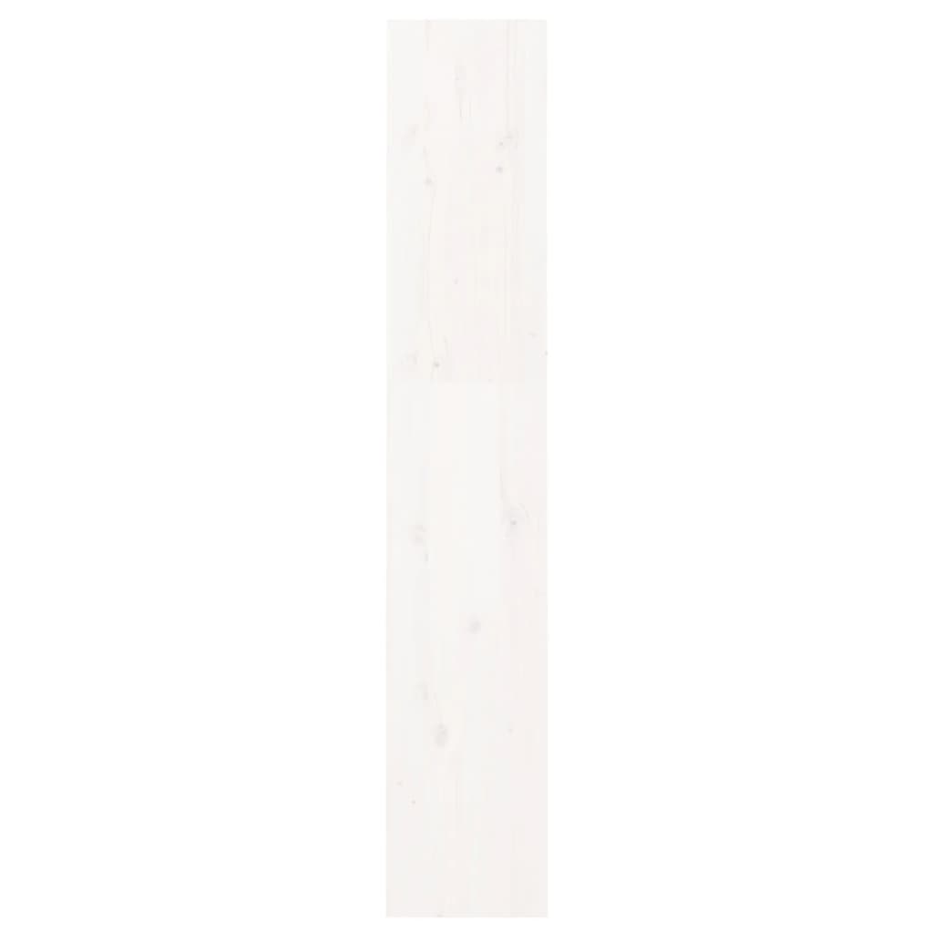 vidaXL Estante/divisória 60x30x167,5 cm madeira de pinho maciça branco