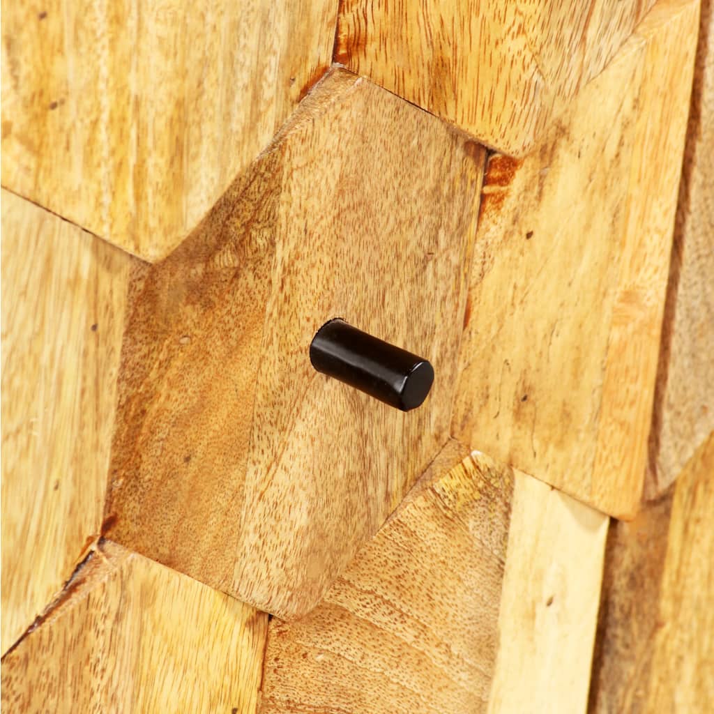 vidaXL Aparador em madeira de mangueira maciça 118x35x75 cm