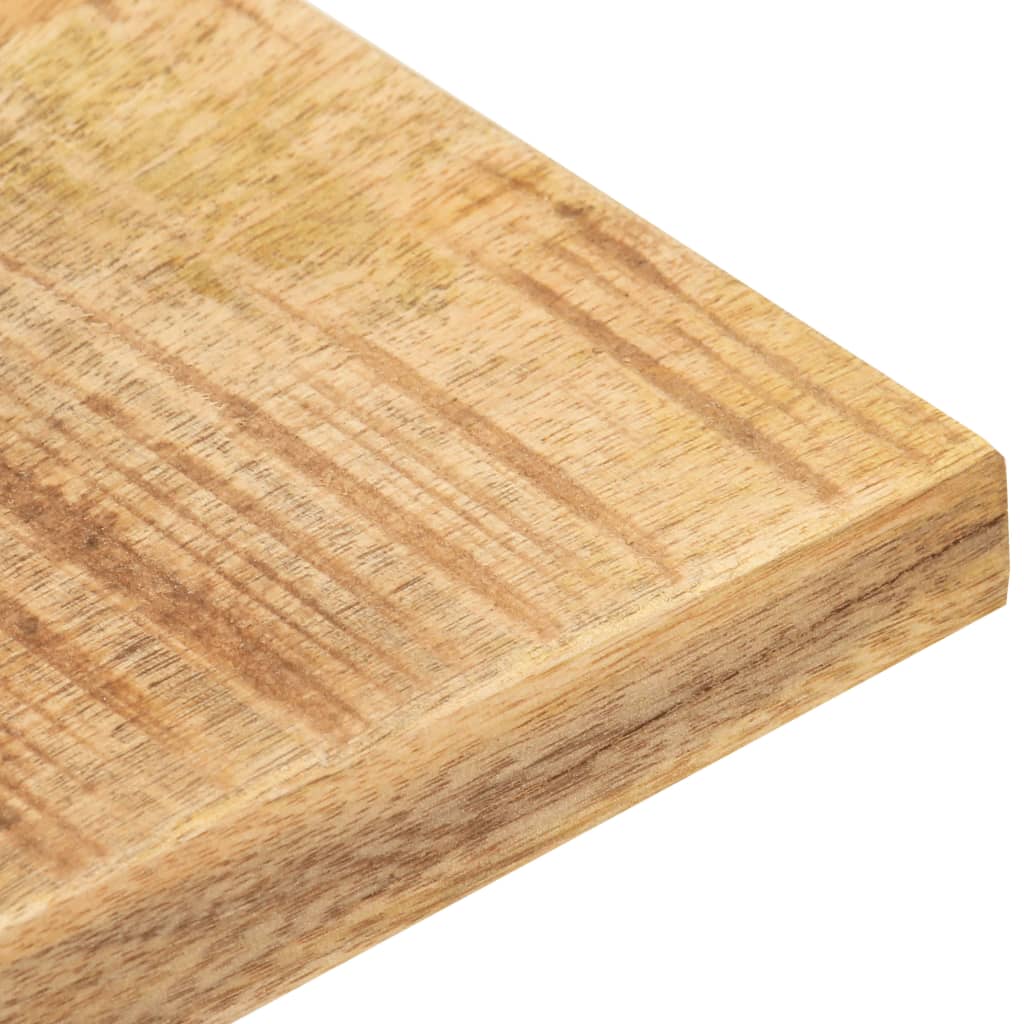 vidaXL Tampo de mesa madeira de mangueira maciça 25-27 mm 70x70 cm