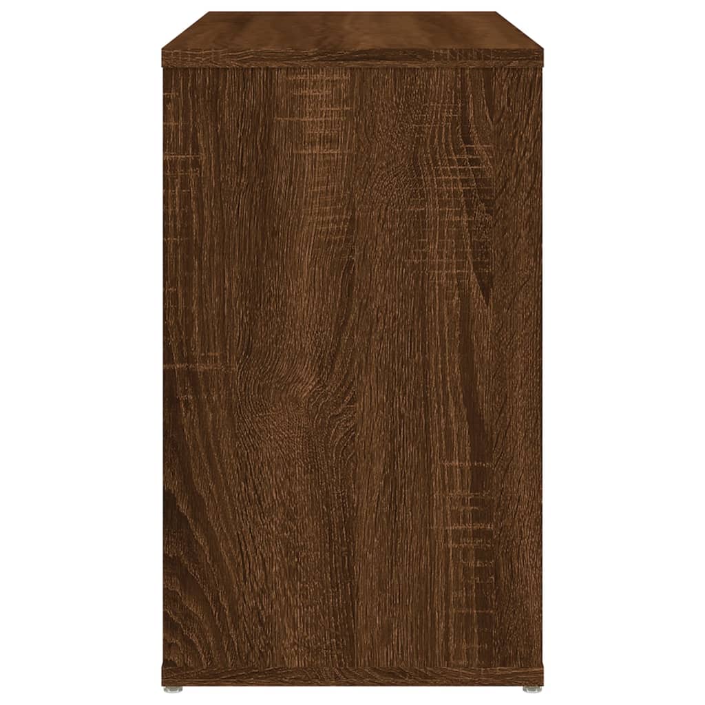 vidaXL Móvel de apoio 60x30x50 cm derivados madeira carvalho castanho