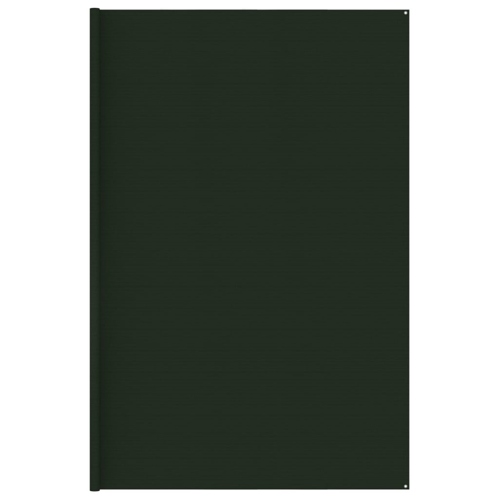 vidaXL Tapete de campismo para tenda 400x600 cm verde-escuro