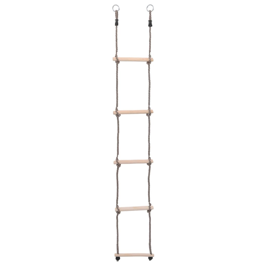 vidaXL Escada com 5 degraus 210 cm madeira de pinho maciça