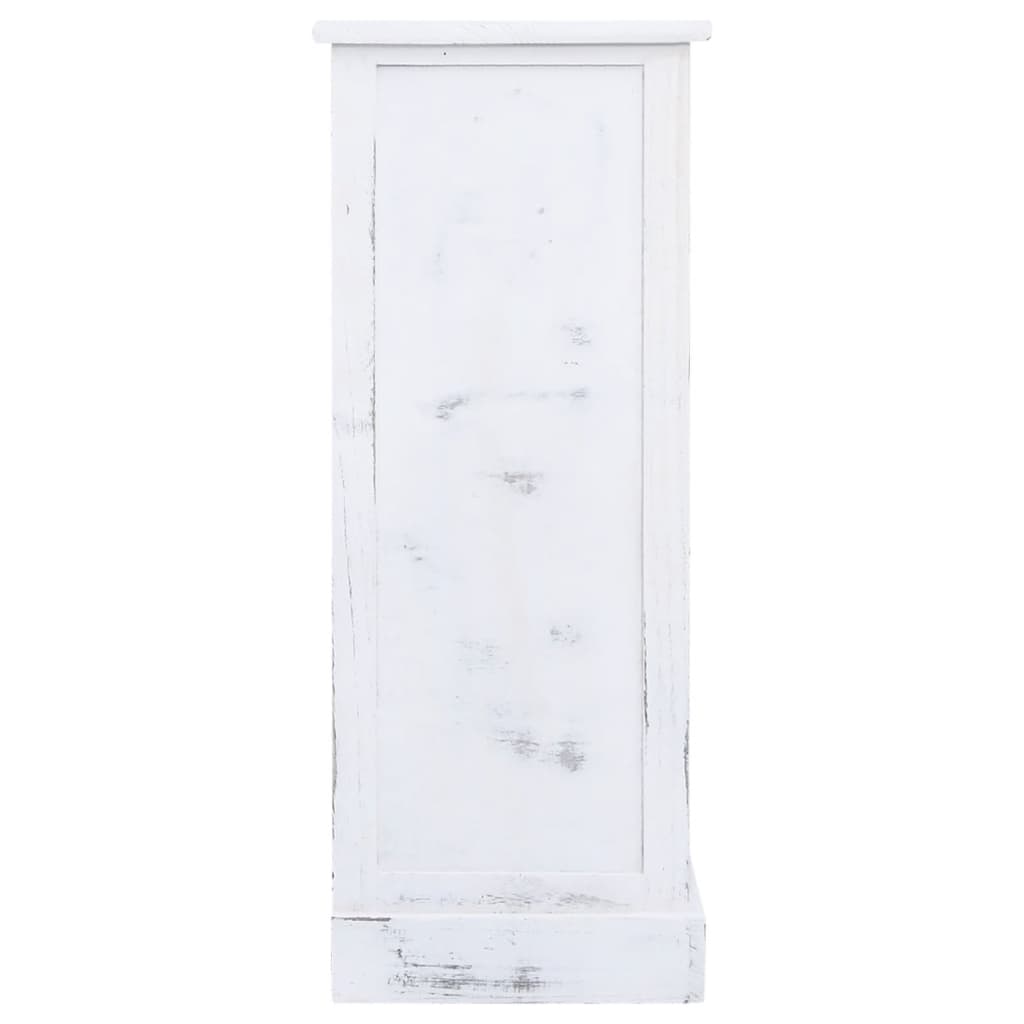 vidaXL Armário com gavetas 60x30x75 cm madeira branco