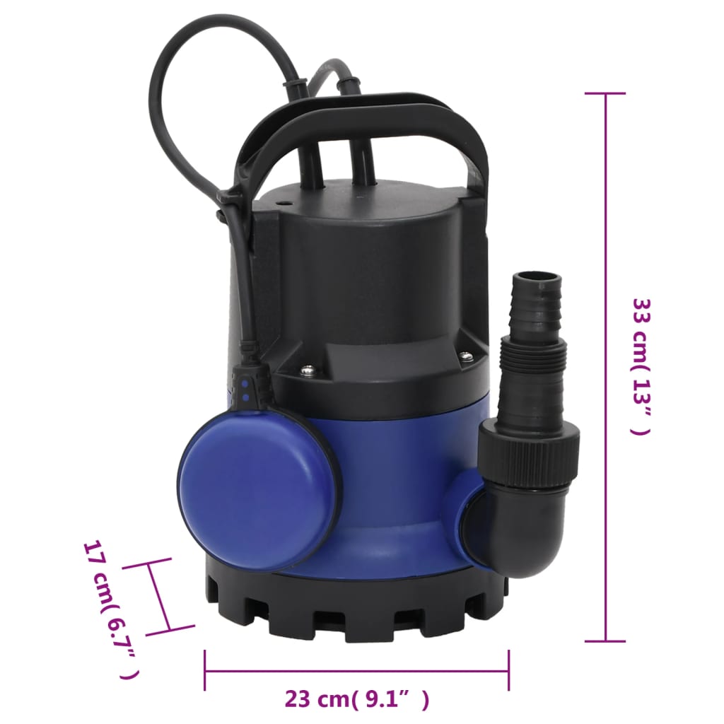 Bomba de jardim submersível para água suja elétrica 400 W