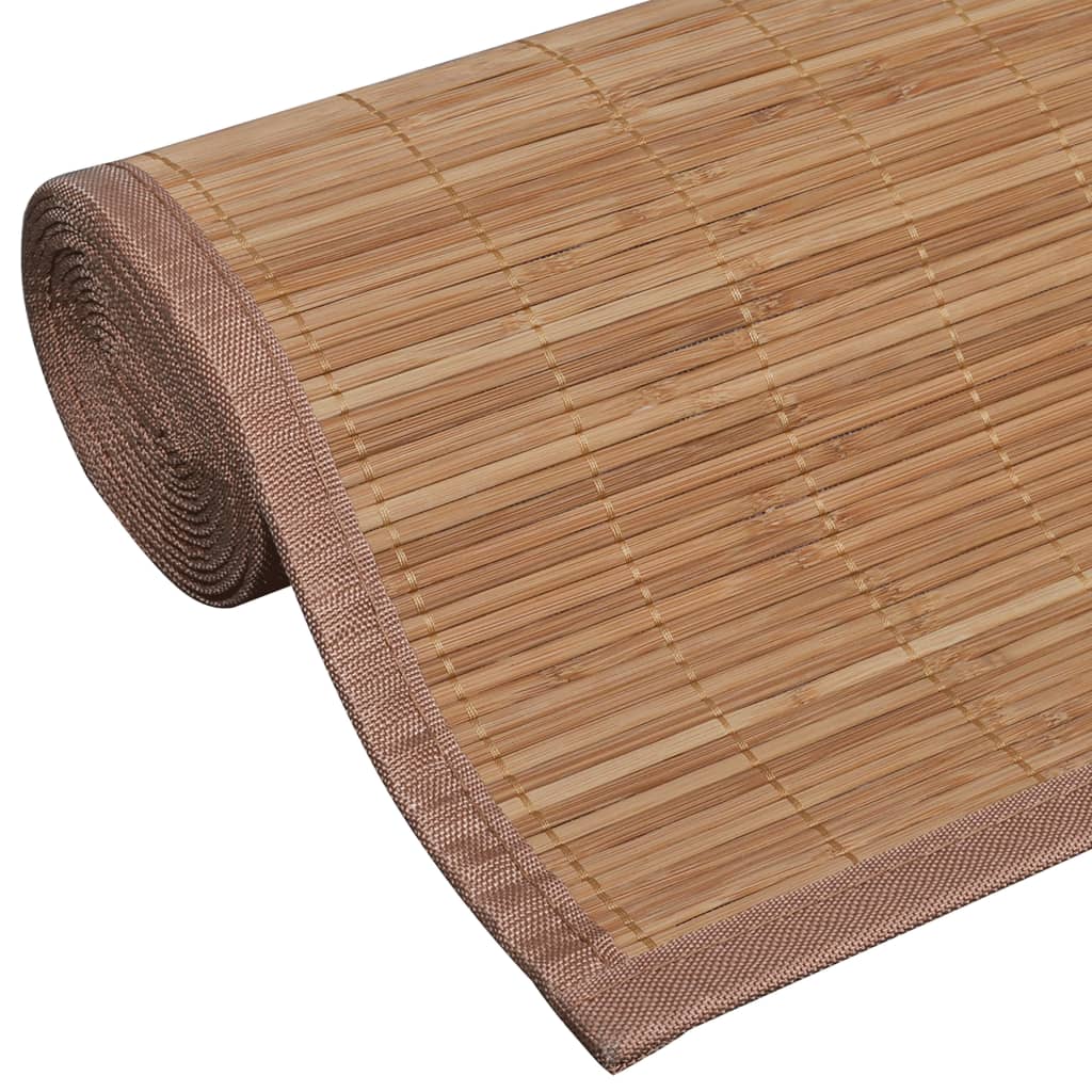 vidaXL Tapete de bambu 160x230 cm castanho