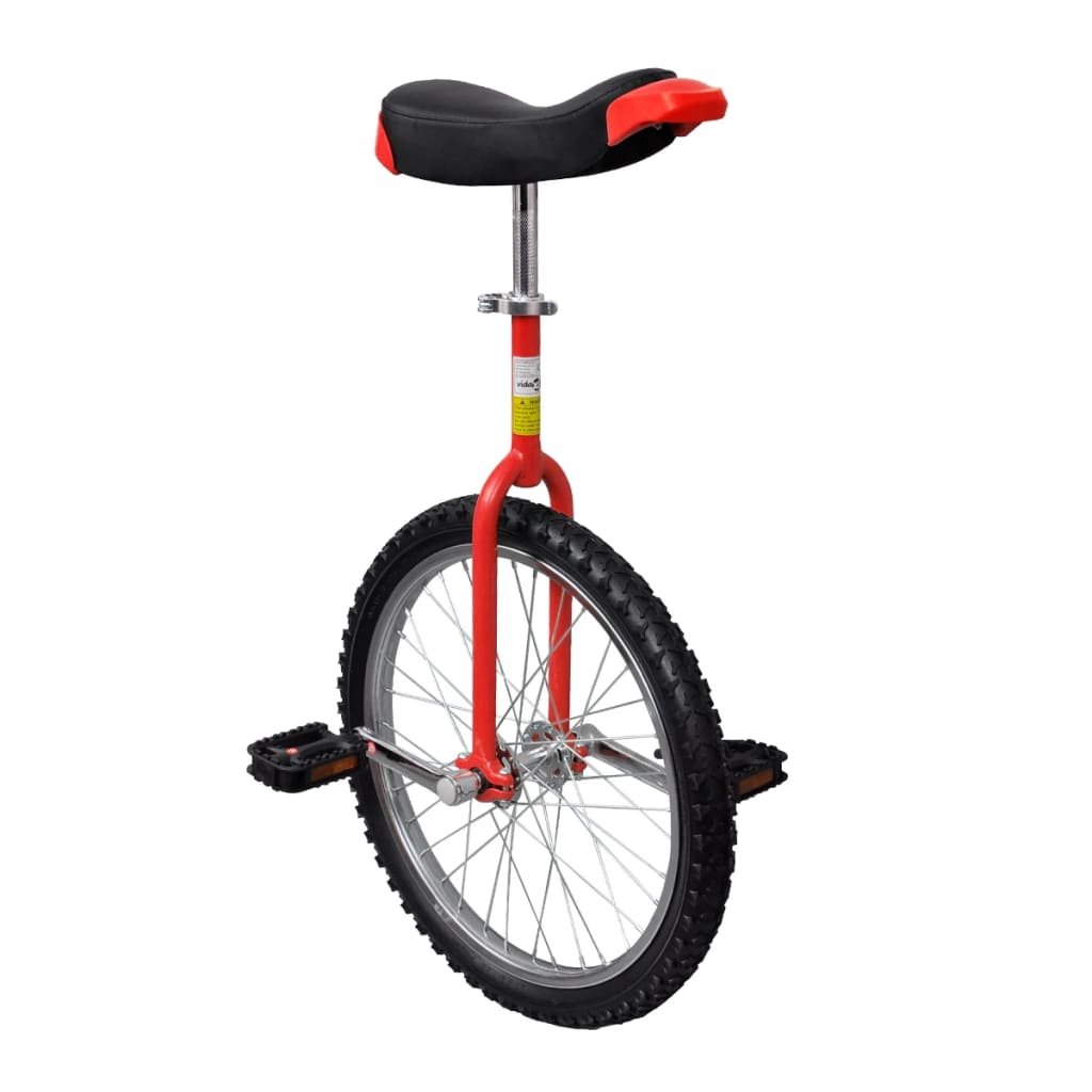 Monociclo ajustável vermelho 50,8 cm (20 ")