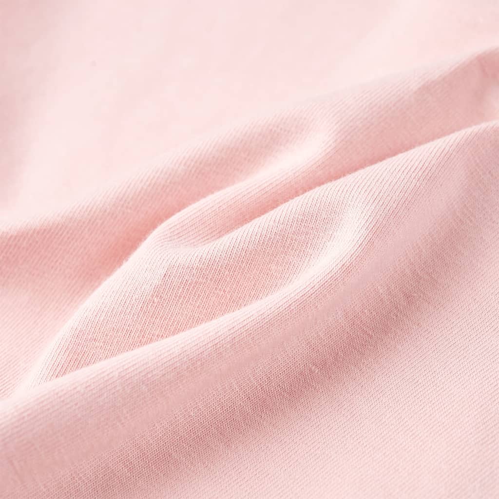 T-shirt de criança rosa-claro 92