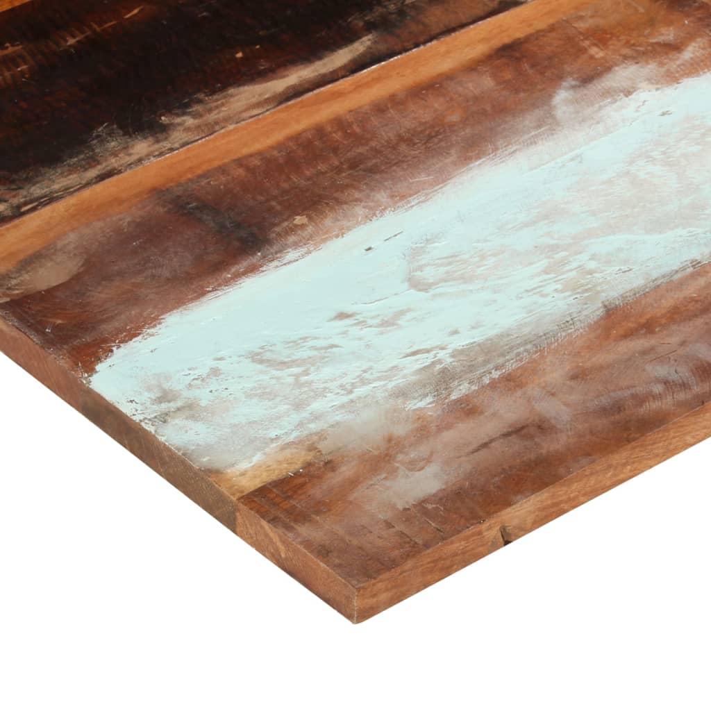 vidaXL Tampo mesa quadrado 80x80cm 25-27mm madeira recuperada maciça